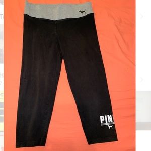 PINK crop yoga pants